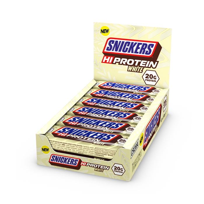 Hi Protein Snickers White Chocolate